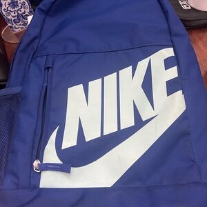 Nike Royal Blue Backpack with White Logo